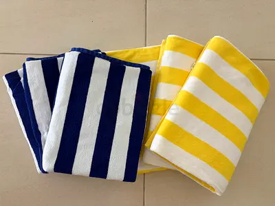 Set of 6 x Beach Towels