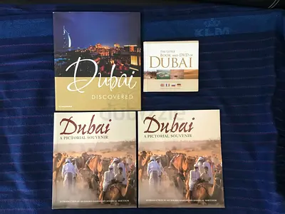 4 VINTAGE DUBAI TRAVEL BOOKS