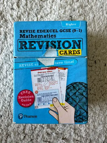 Edexcel GCSE (9-1) Mathematics Revision Cards - Higher (Pearson)