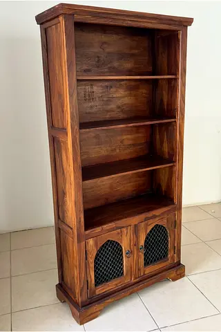 Marina solid wood bookcase