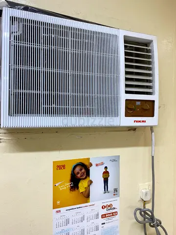 Used Nikai Window Air Conditioner - Compact Unit, excellent Working