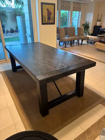 Pottery Barn Dining Table (extendable)  Chairs
