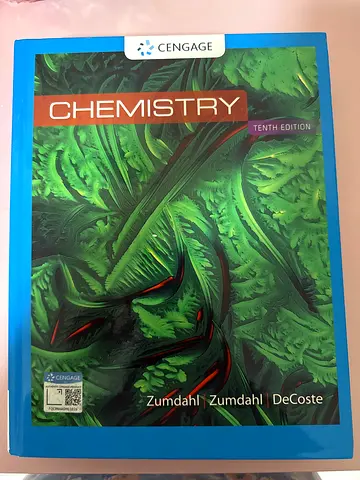 AP Chemistry / University Chemistry Zumdahl Decoste