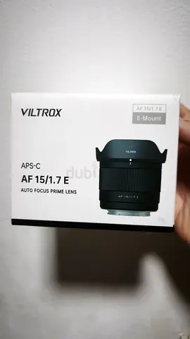 Viltrox  lens AF 15 mm F1.7 sony E - APSC