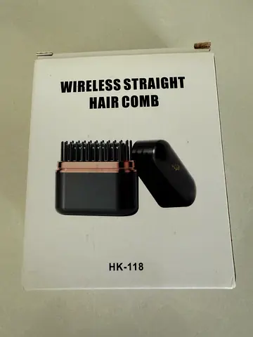Wireless Straight Hair Comb HK-118 - Brand New in Box