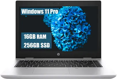 HP Laptop - 16GB RAM, 256GB SSD, Windows 11 Pro i5 8thgen