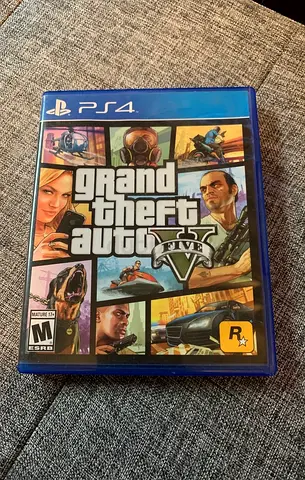 Grand Theft Auto V (PS4) - Original Disc  Case
