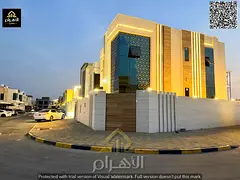 Corner villa in a quiet residential area | Own a luxury villa in Al Zahia, Ajman | 5 master bedrooms
