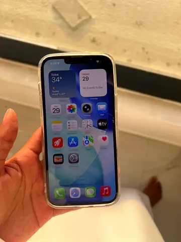 iPhone 14 Plus with Clear Case - Good Condition