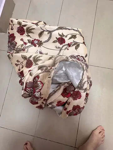 Floral Printed curtains / sheer - in a good condition. Price - 400 Dhs for everything