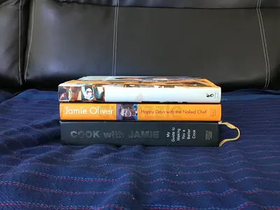 3 JAMIE OLIVER COOKBOOKS