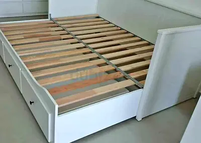 IKEA Hamnes day bed with 2 mattress and 3store drawers underneath