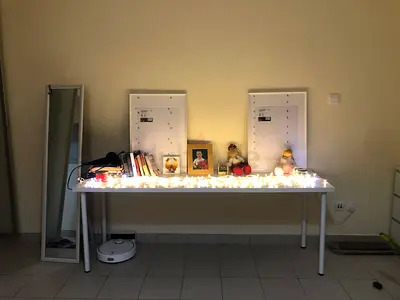 IKEA LAGKAPTEN 200x60 cm white table top with legs
