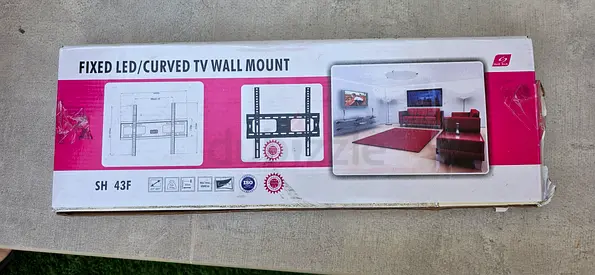 Fixed LED/Curved TV Wall Mount (SH 43F) - New/Unused