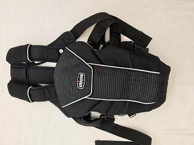Chicco Front Baby Carrier - Comfortable Black Infant Carrier