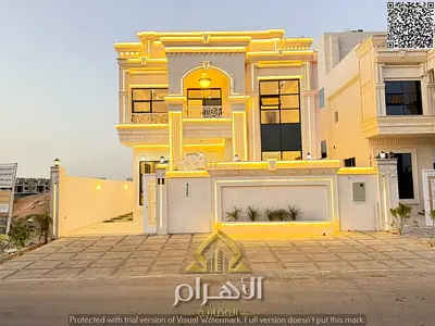 Lowest down payment in Ajman | Own a luxury villa in Al Helio 2, Ajman | 5 master bedrooms (G+2) | A great deal including registration