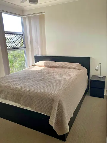 Ikea malm king storage bed with ikea mattress 180*200