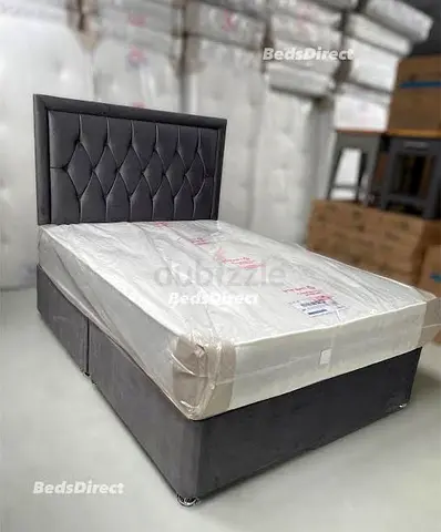 Brand New Luxury Double Size Bed - Fully Custom Made Bedframe - Hydraulic Storage Can be installed