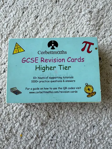 Corbettmaths GCSE Revision Cards - Higher Tier (Set) - 90 cards with QR codes