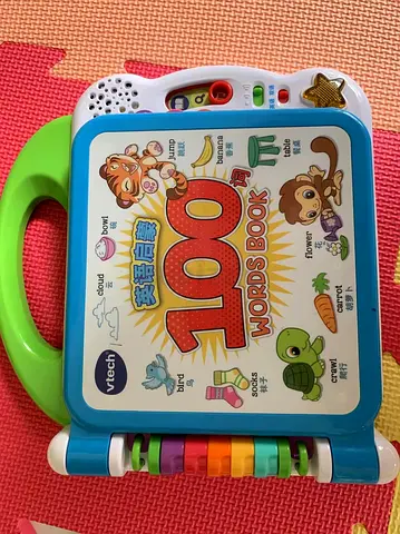 VTech 100 Words Book - Interactive Sound Book (Good Condition)- English and Chinese