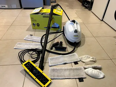 Karcher SC 2 easyfix Steam Cleaner with Multiple Pads - Good Working Condition