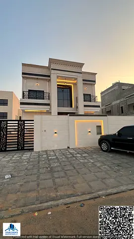 Luxury villa for sale in Al Helio 2, Ajman – an ideal opportunity for upscale living or a secure investment, in a tranquil location close to all essen