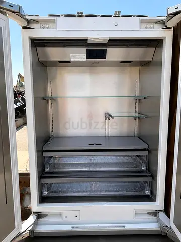 Gaggenau latest model 400 series french doors built-in bottom freezer refrigerator