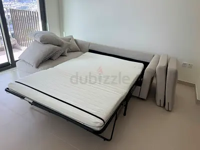 Ikea gronlid L shape sofa bed with mattress