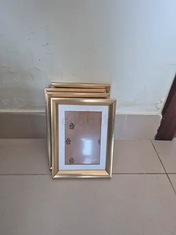 Set of 4 Gold Photo Frames - Various Sizes