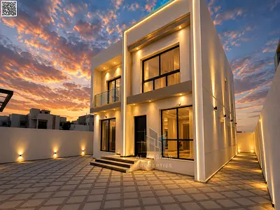 Luxury villa for sale in Al Zahia, Ajman, close to all services. Freehold ownership for all nationa