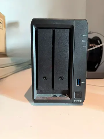 Synology 2-Bay NAS DS720+ (no HDDs) - Upgraded RAM (10GB)