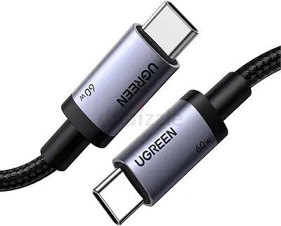 UGREEN USB C Cable 1M, 60W Nylon-Braided Cord Type C Cable Fasting Charging Compatible