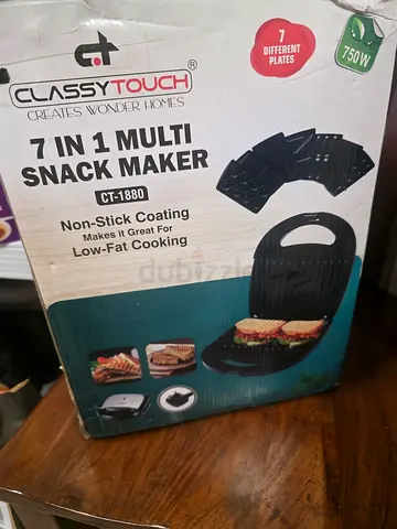 Snack maker 7 in 1  ( sandwich/ Donut / waffels etc)