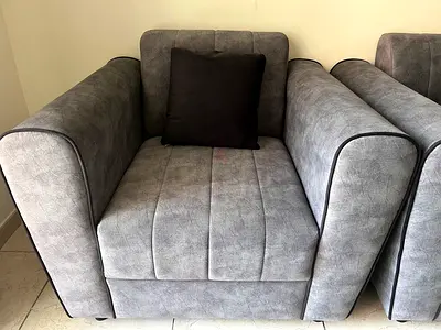 Large Grey 3+2+1 sofa set - Comfortable Modern Design