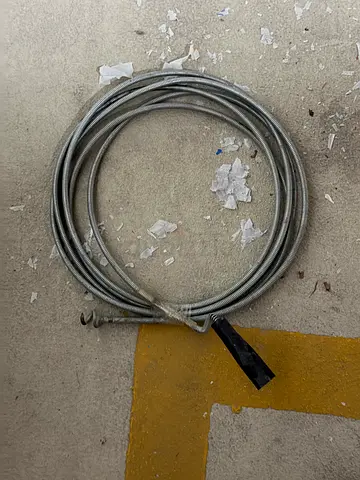 Tolsen Drain Cleaner Steel braided cable / wire rope - 6-8m, used once