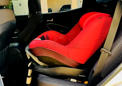Red FamilyFix Infant Car Seat - Good Condition