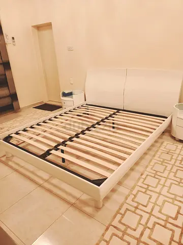 Bed with mattress