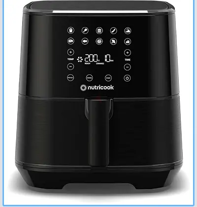 Nutricook Digital Air Fryer - 5.5L, Touchscreen