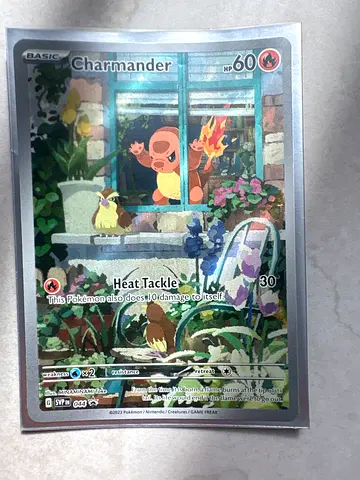 Pokemon Charmander Promo Card 044 SV-P Full Art