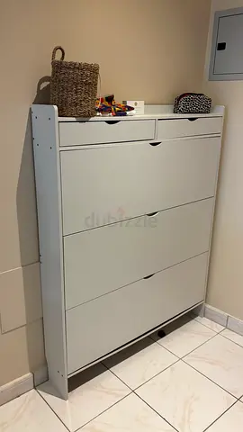 White Shoe Cabinet