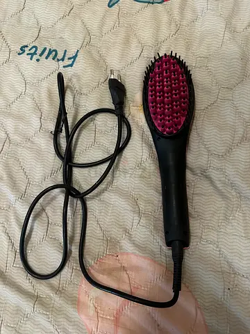 Electric Hair Straightening Brush - Used, Working