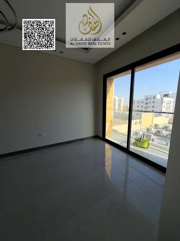 One-bedroom apartment with a living room, annual rent, first occupancy, in Al-Jarf 3 area