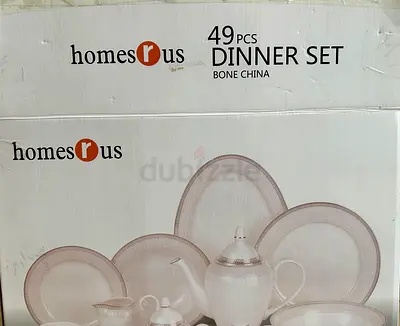 49-Piece Dinner Set for Immediate Sale – Half Price!