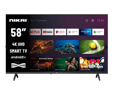 Nikai 58 4K UHD Smart Android TV