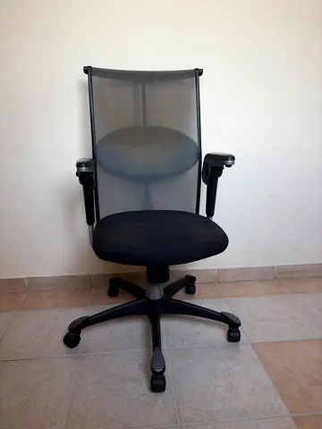 Comfortable Padded Office Chair - Black