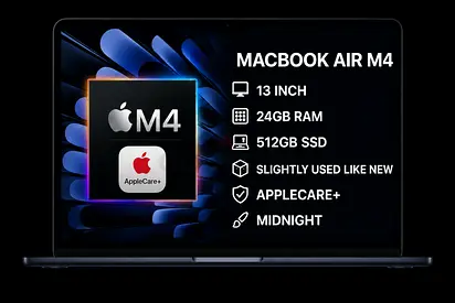 MacBook Air M4 13” | 24GB RAM | 512GB SSD | Apple Care Plus | Like New