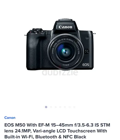 Selling 2nd hand Canon EOS M50