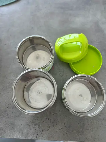 Stainless Steel Round lunchbox 1,23l