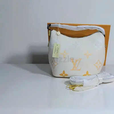 Louis Vuitton White Monogram Empreinte Handbag
