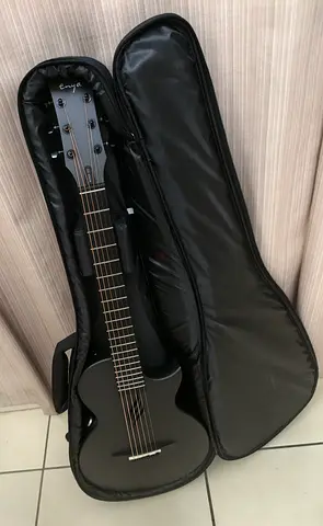 Enya Nova Go SP1 Carbon Fiber Electric Acoustic Travel Guitar - Black